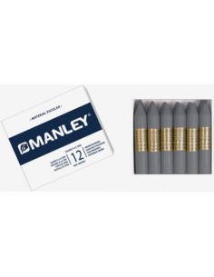 C 12 CERAS MANLEY UNICOLOR Nº75 PLATA